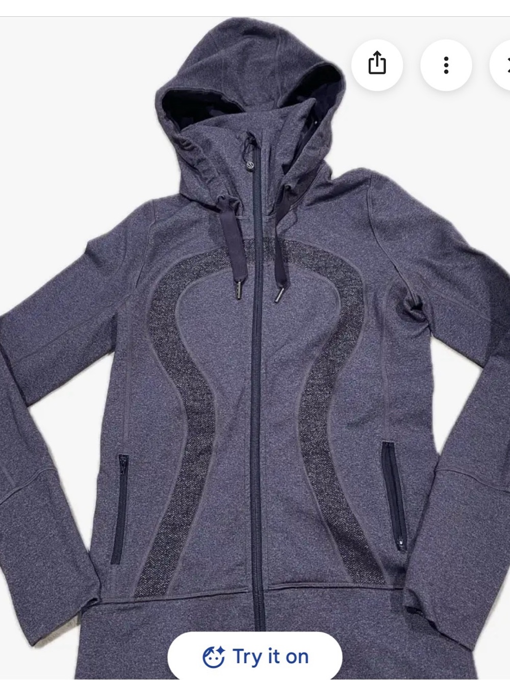 Lululemon Stride Women’s size 4 Zip-Up Jacket with Hood